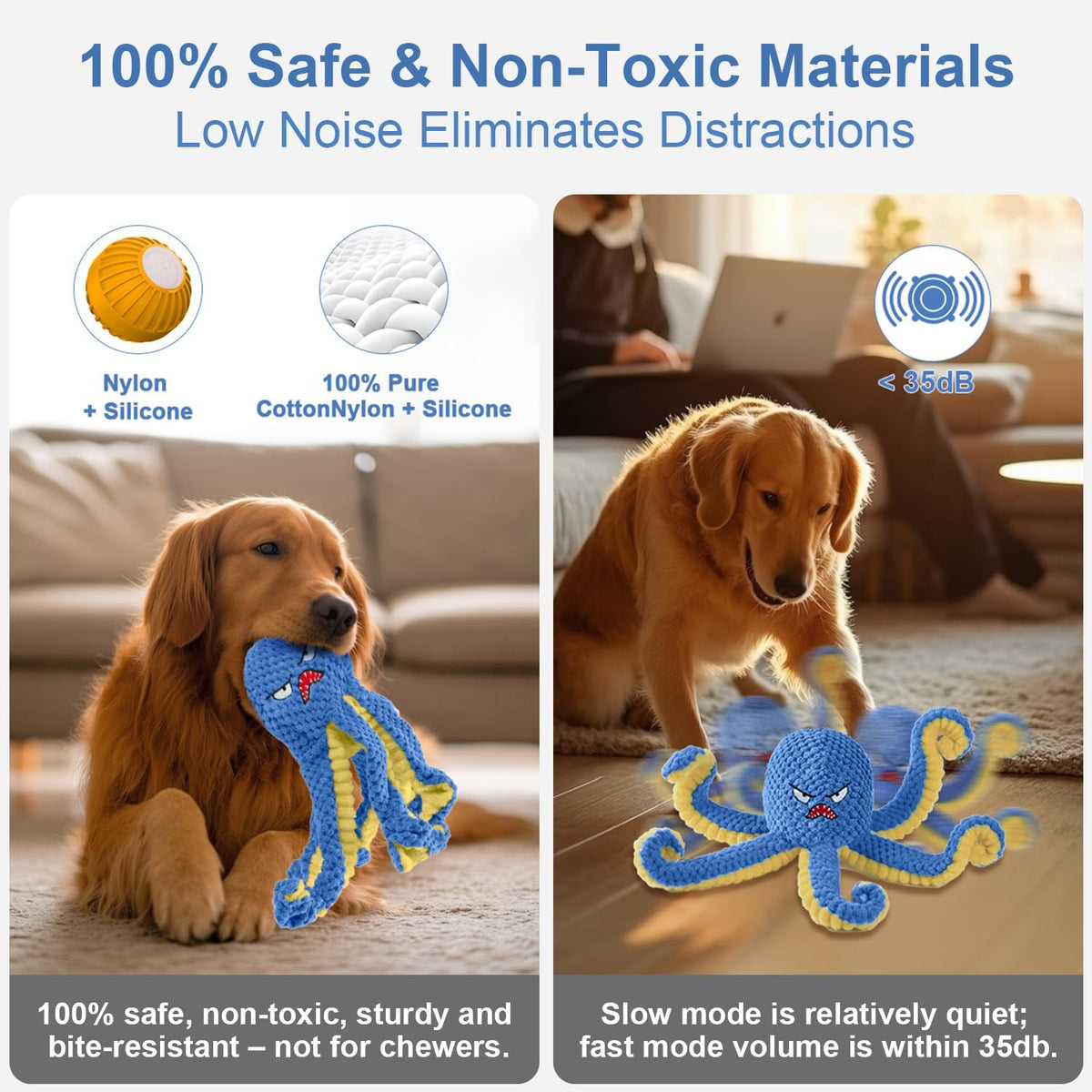 Waterproof core mechanism of the automated bouncing pet accessory.