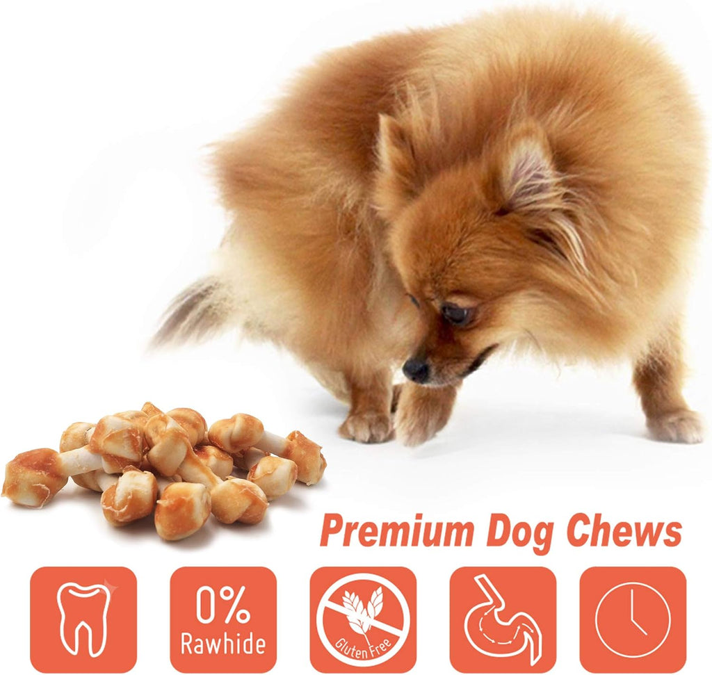 LuvChew limited ingredient chicken flavored dog treats back packaging