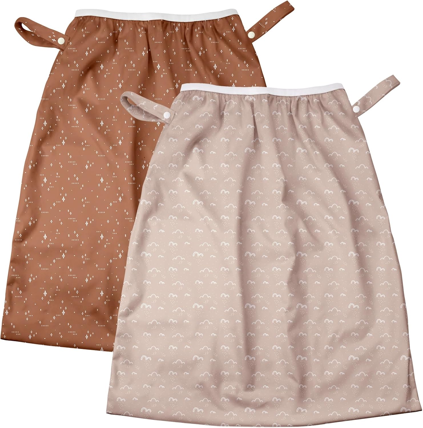 Mama Koala Pail Liner for Cloth Diapers, Reusable and Washable Waterproof Pail Liner with Strap for Diaper Pails, 2 Pack(P001) - Image 1