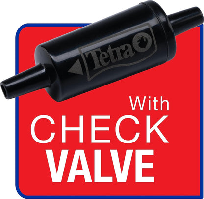 Top view of Tetra Whisper air pump demonstrating compact footprint