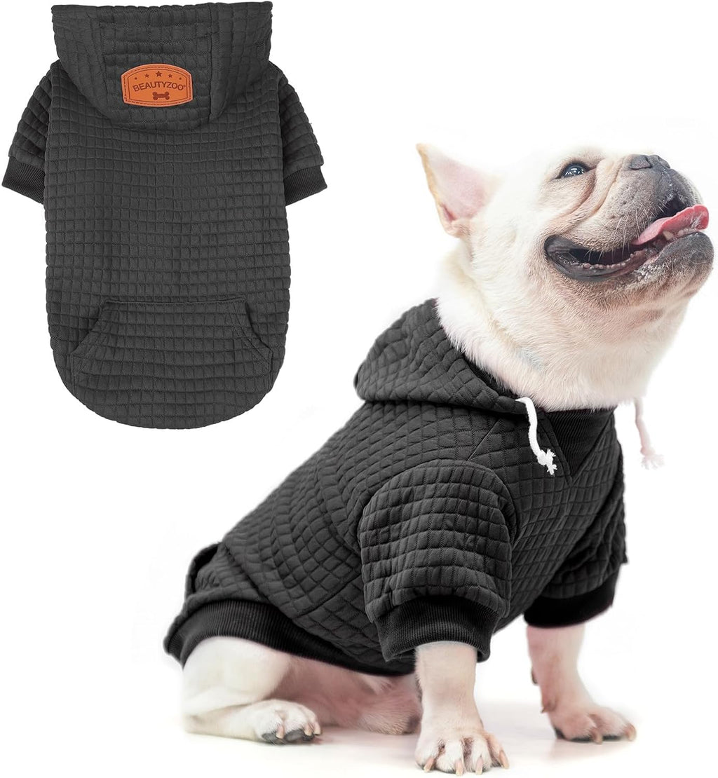 BEAUTYZOO Dog Hoodie for Small Medium Large Dogs, Winter Fall Warm Dog Clothes for Puppy S M Sized Dogs Girl Boy, Dog Sweater Shirt Hoodies with Pocket Bulldog Pitbull Cat Clothing Coat - Image 10