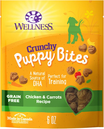 Wellness Soft Puppy Bites Dog Training Treats, Natural, Grain Free, Lamb and Salmon Recipe, 8 oz Bag - Image 10