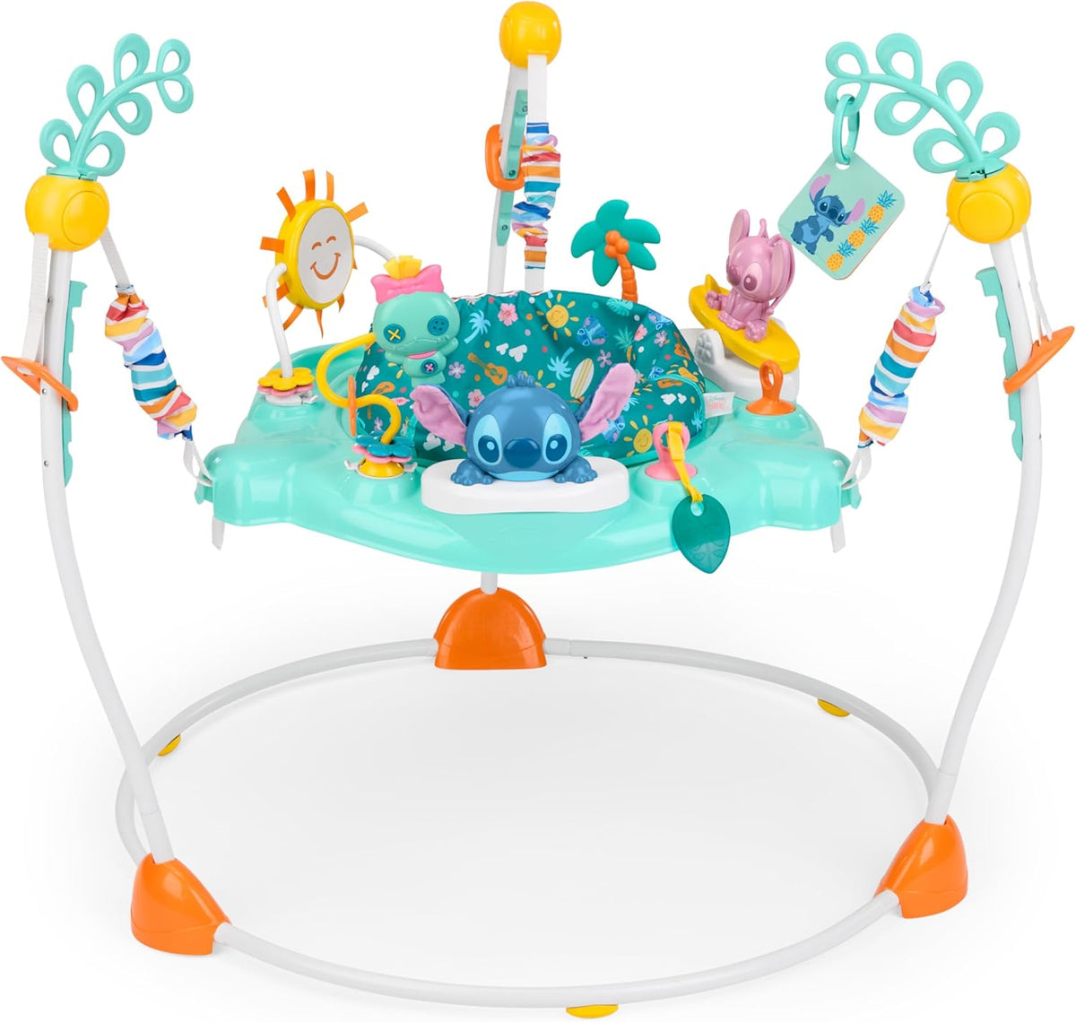 Bright Starts Disney Stitch Little Ohana Baby Activity Jumper front view