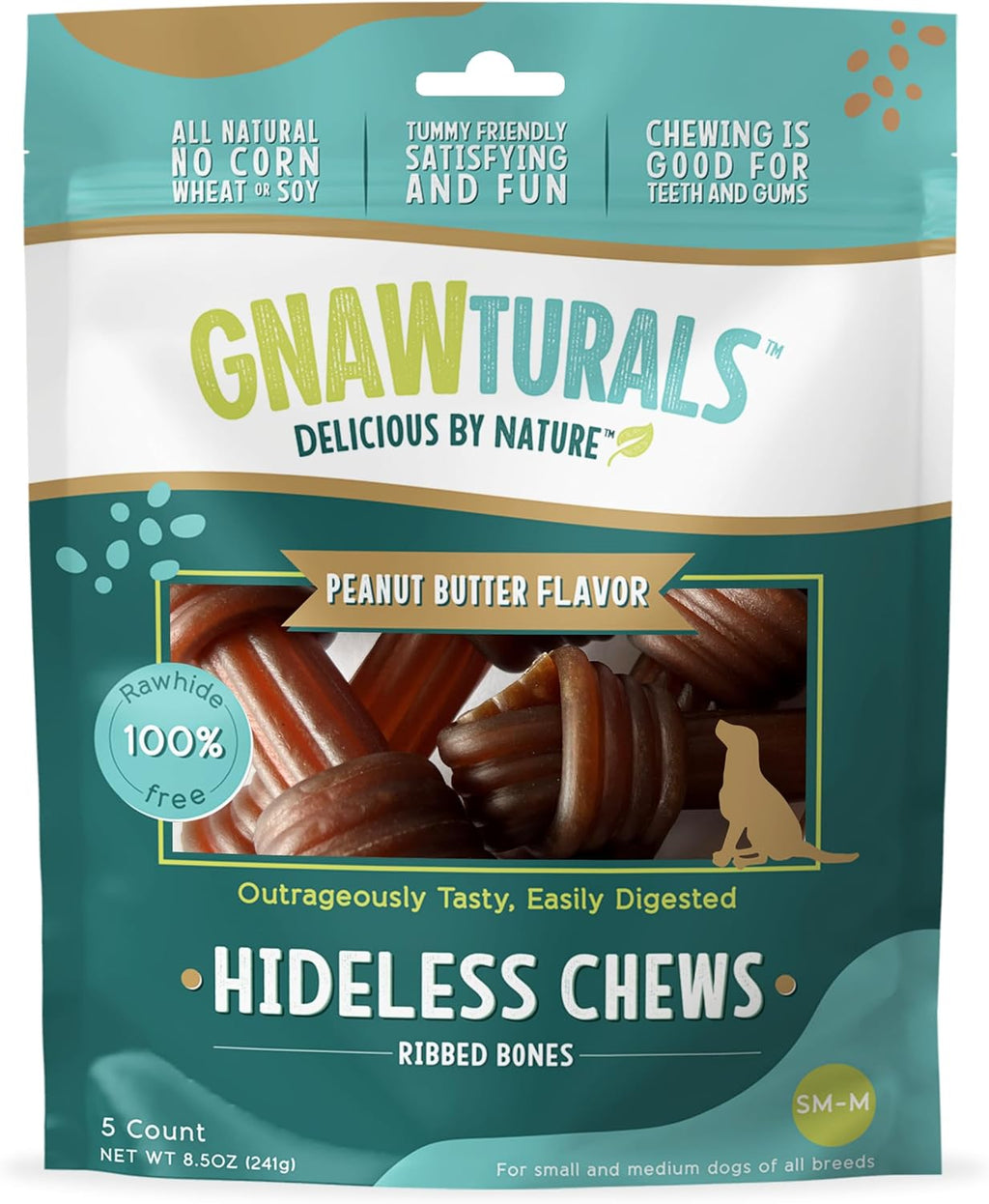 Authentic imported pet treat package layout demonstrating proper usage guidelines.