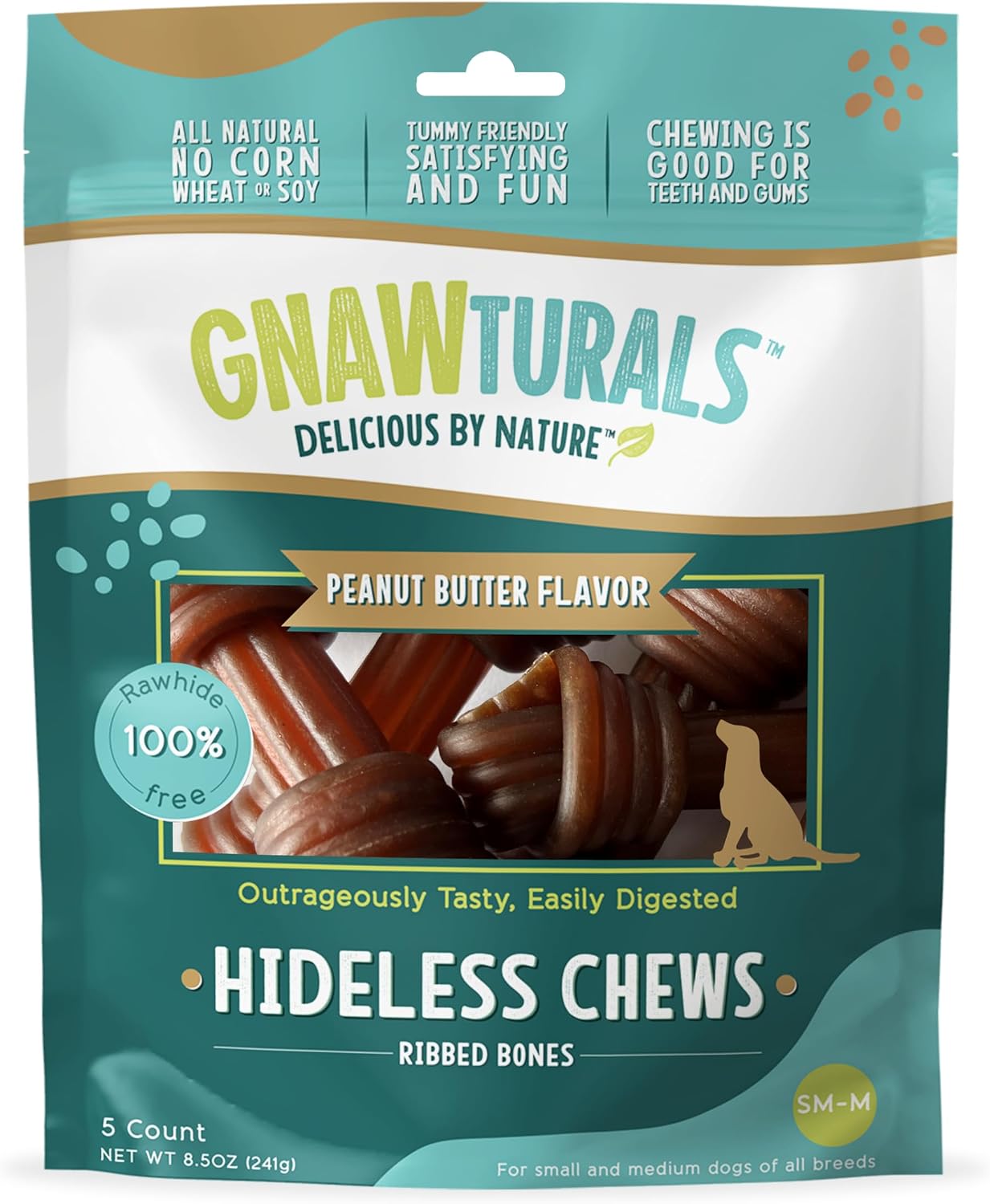 Authentic imported pet treat package layout demonstrating proper usage guidelines.