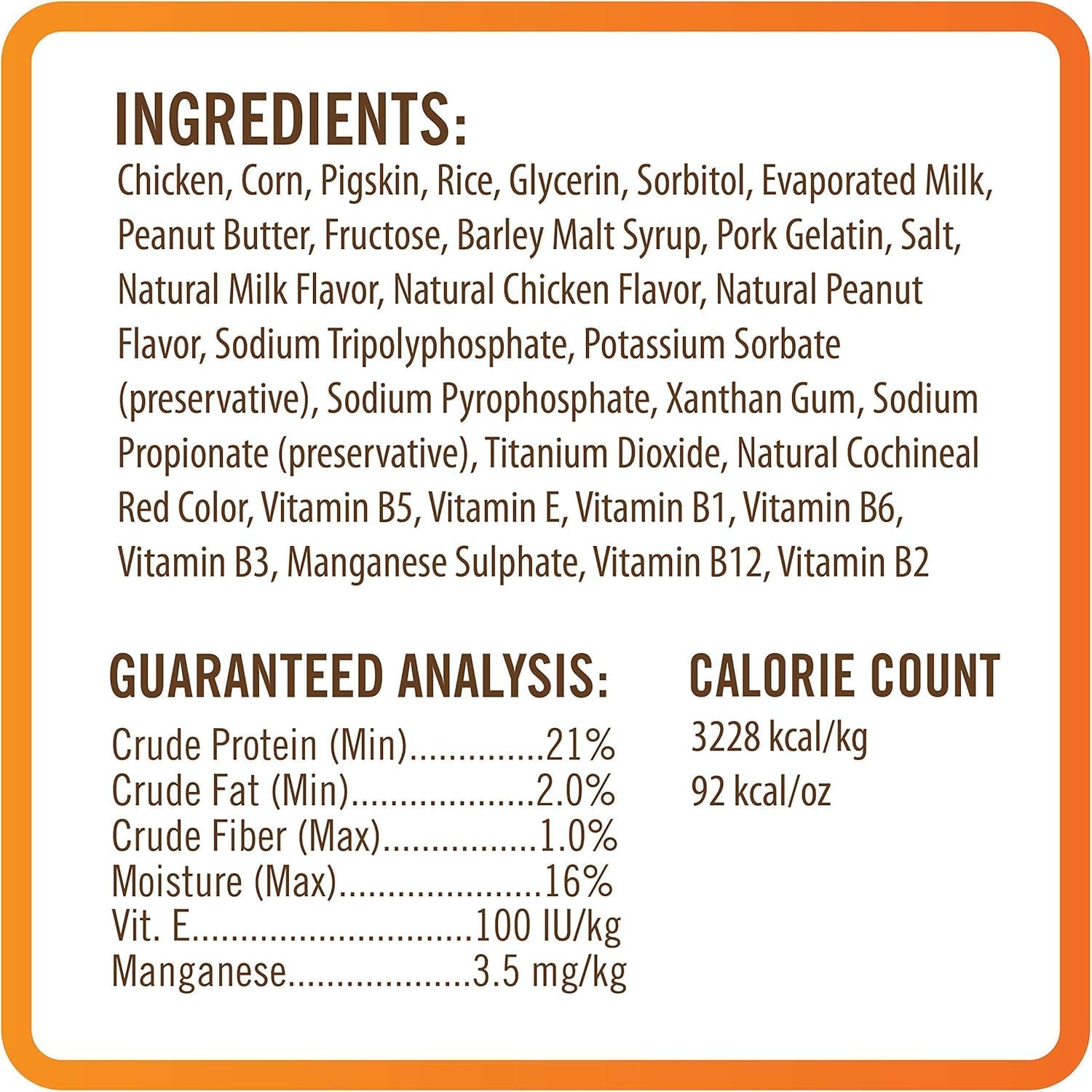 NutriChomps imported USA pet treats premium quality guaranteed seal display