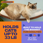 Sturdy wooden cat climbing shelves set of four