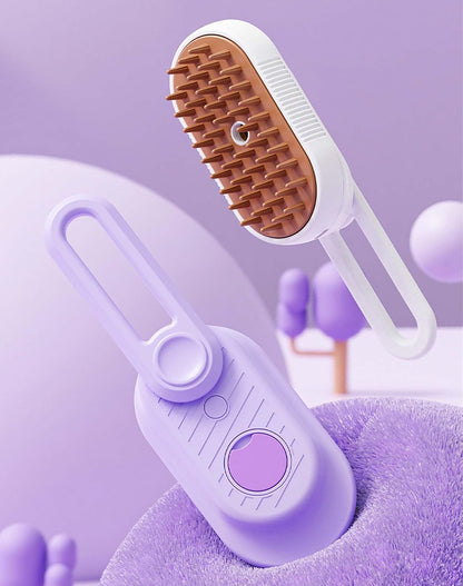Cat Steam Brush for Shedding and Indoor Cats - Water Spray Mist Massaging Pet Hair Removal Tool - Suitable for Dogs and Rabbits - Image 9