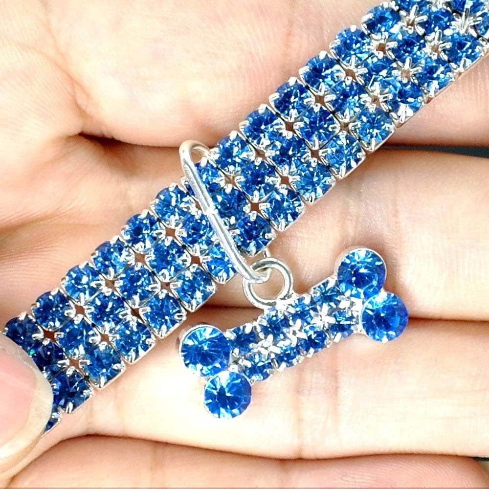 SUPVOX adjustable kitten bling choker necklace side angle