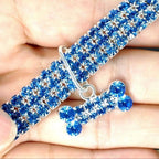 SUPVOX adjustable kitten bling choker necklace side angle