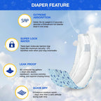Close up view of the Flashdry gel technology layer on the inner lining of the male dog diaper.