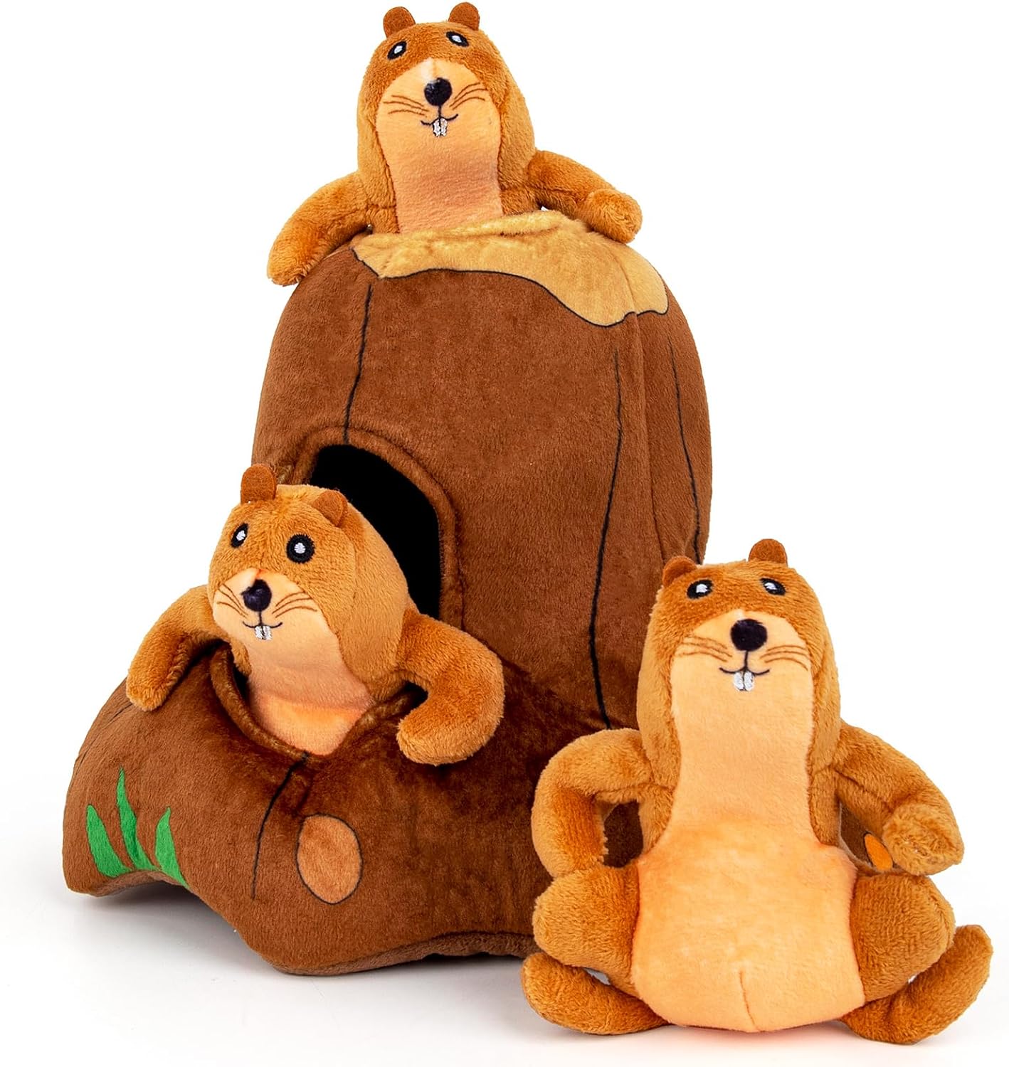 Hollypet Squeaky Dog Toy, Interactive Plush Hide and Seek Dog Toys for Small Medium Sized Dogs and Non-Aggressive Chewers, Puppy Teeth Clean Chew Toys, Turtles - Image 12