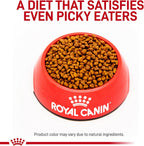 Royal Canin veterinary diet packaging showing four point four pound bag scale