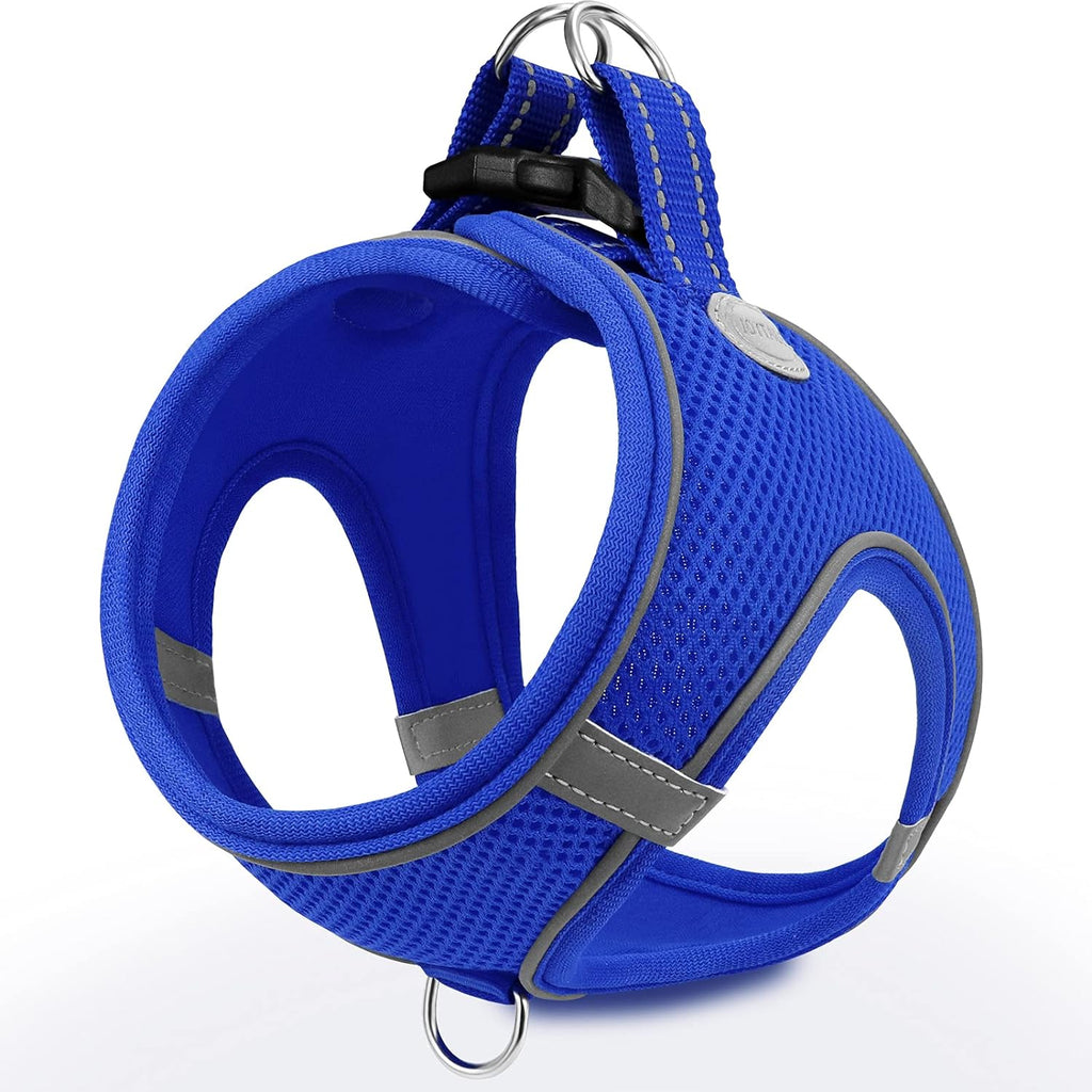 Joytale Small Dog Harness, Breathable Mesh Step-in Vest, Reflective Soft Padded Harnesses for Small and Medium Dogs, Black, M - Image 9