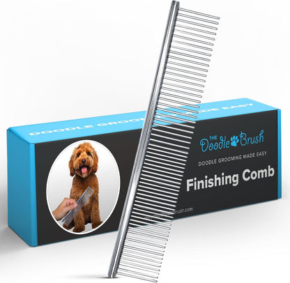 Authentic imported USA pet grooming comb set box labeled Doodle Grooming Made Easy.