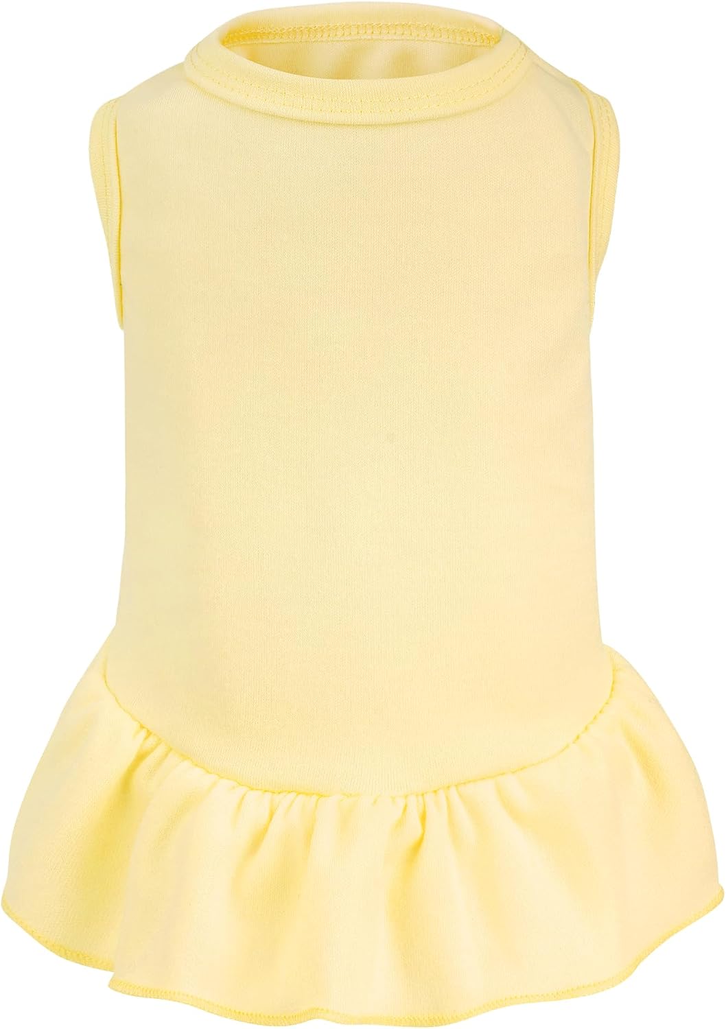 Dog Dresses Cat Skirt Solid Color Dog Clothes Summer Sleeveless Puppy Girl Clothes for Small Pet Dogs Cats (Dark Green, Small) - Image 9