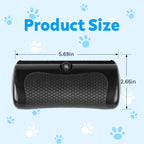 Adiwo pet grooming tool being used to remove undercoat fur from a golden retriever.