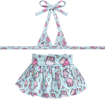 CuteBone Dog Bikini Dress, Stylish Swimsuit Costume for Small Dogs, Comfortable & Adjustable Puppy Bathing Suit, Soft Outfit Pet Apparel for Beach, Pool and Summer Fun DB07S - Image 15