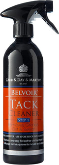 Carr And Day And Martin Belvoir Tack Cleaner Step 1 front view authentic leather cleaning spray