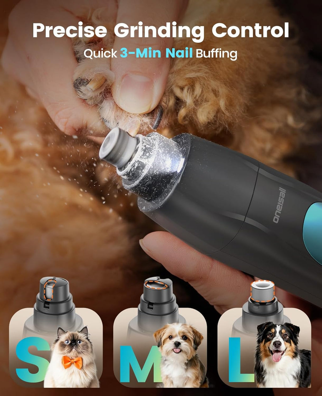 Full body grooming kit components including the standard electric trimmer blade and cleaning brush.