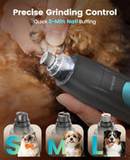 Full body grooming kit components including the standard electric trimmer blade and cleaning brush.