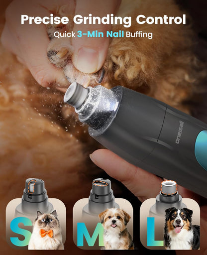 Full body grooming kit components including the standard electric trimmer blade and cleaning brush.