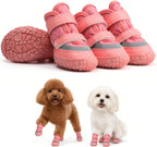 Dog Shoes for Small Dogs, Breathable Hot Pavement Dog Boots with Adjustable Strap, Non-Slip & Reflective, Easy-Clean Outdoor Dog Booties for Summer (Black, Size1) - Image 9