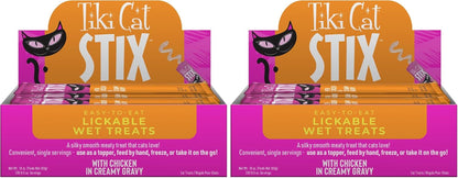 Tiki Cat Stix Wet Cat Treats, Chicken, 10 oz Box (20 Count) - Image 9