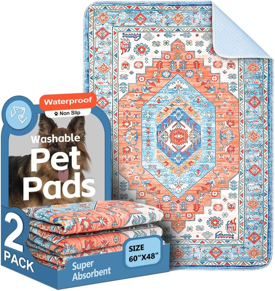 Washable Pee Pads for Dogs, 2 Pack Reusable Puppy Training Pads 40"x26" Super Absorbent Waterproof Dog Training Pads, Non-Slip Potty Pads, Whelping Pads Litter Mat - Image 15