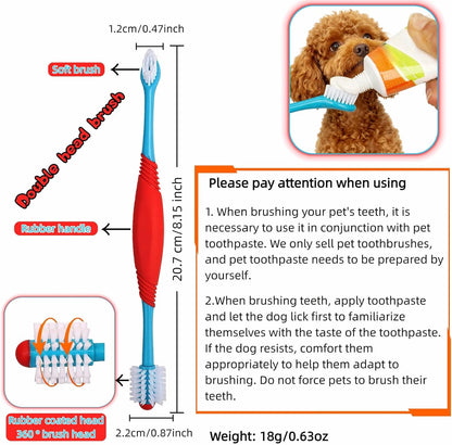 Yayaboqu dental care set showing small and large brush heads