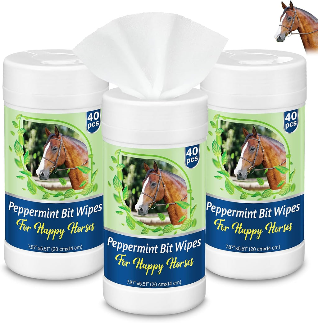 Threlaco authentic imported horse gear maintenance wipes container setup