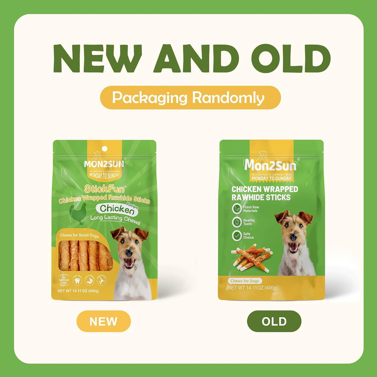 Natural ingredients graphic for mon2sun dental chew sticks