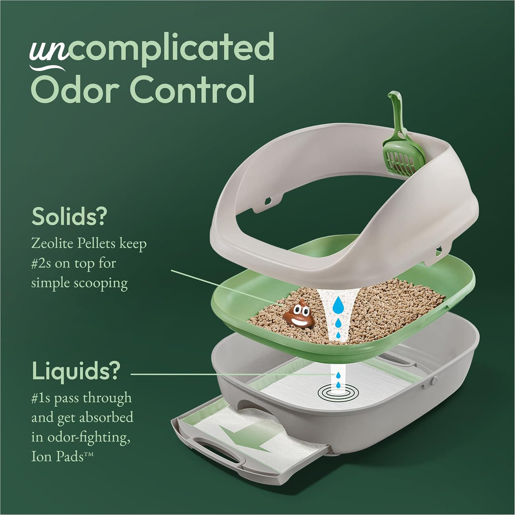 Included cat litter scoop in Purina Tidy Cats Breeze kit
