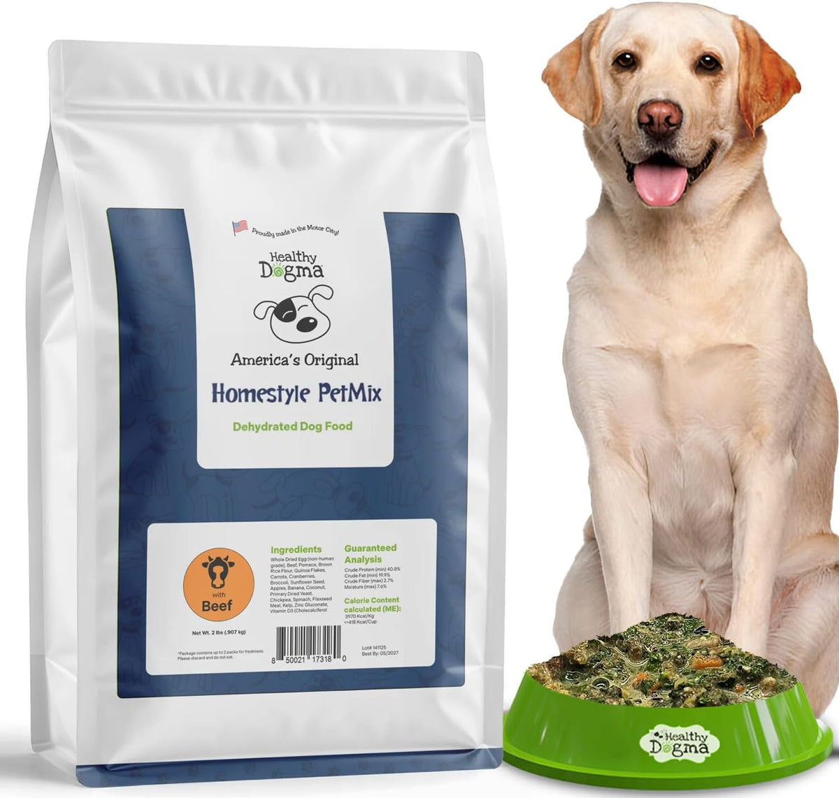 Healthy Dogma - Homestyle PetMix Dehydrated Lamb Dog Food - Clean Ingredient Food - No Preservatives, Homemade Food (Homestyle PetMix with Lamb, 10 lbs) - Image 10