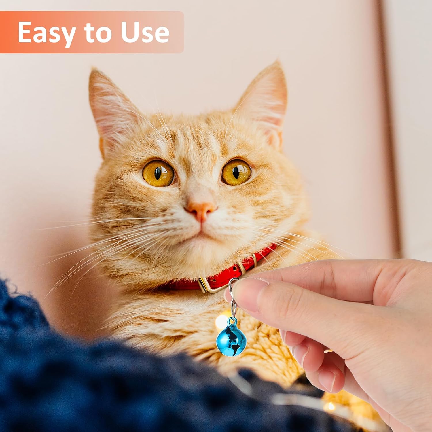 Assorted colors of Kalione pet collar charm bells