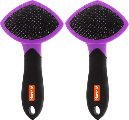 Hartz Groomer's Best Small Slicker Brush for Cats and Small Dogs, Black/Violet, 1 Count - Image 10