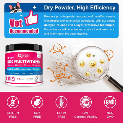 Nature Target pet vitamin powder for digestive and joint health