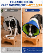 Size guide visualization for babday dog recovery collar