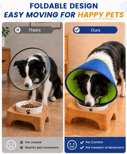 Size guide visualization for babday dog recovery collar