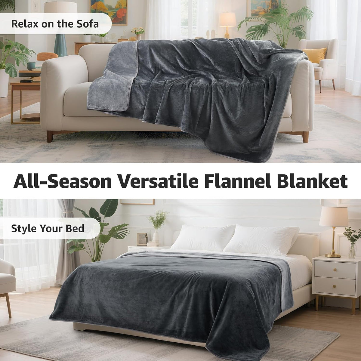 LOOBANI non toxic odorless protective throw blanket for home use