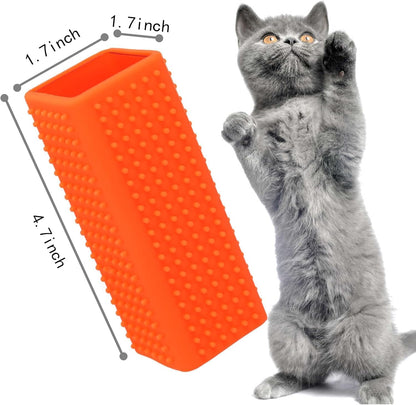 Close up of xbaiyanr silicone pet hair remover texture