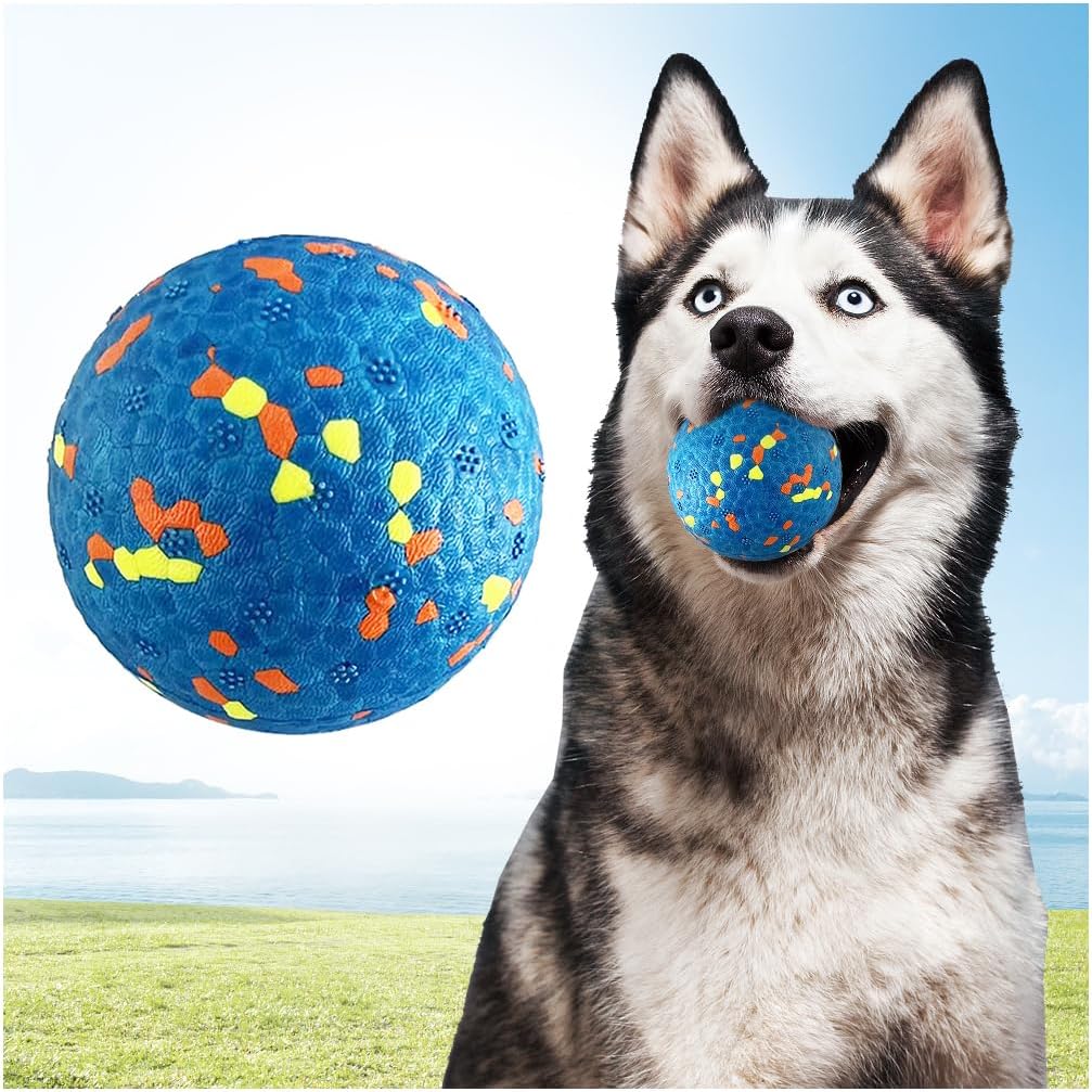 Mankoda Durable Dog Balls for Aggressive Chewers, 3'' ETPU Indestructible Rubber Floating Fetch Toys, Interactive Teething Chew Balls for Small Medium Large Dogs (3 Pack) - Image 10