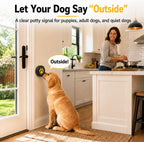 ChunHee dog door bell for potty training