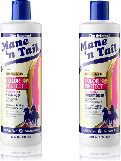 Mane 'n Tail Color Protect Shampoo and Conditioner front view bottles