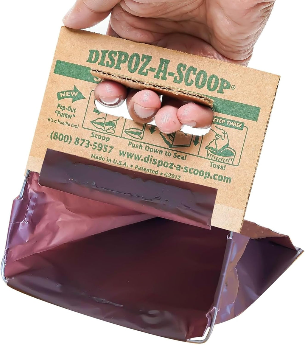 Sanitary odor free dog poop bags for large and small dogs