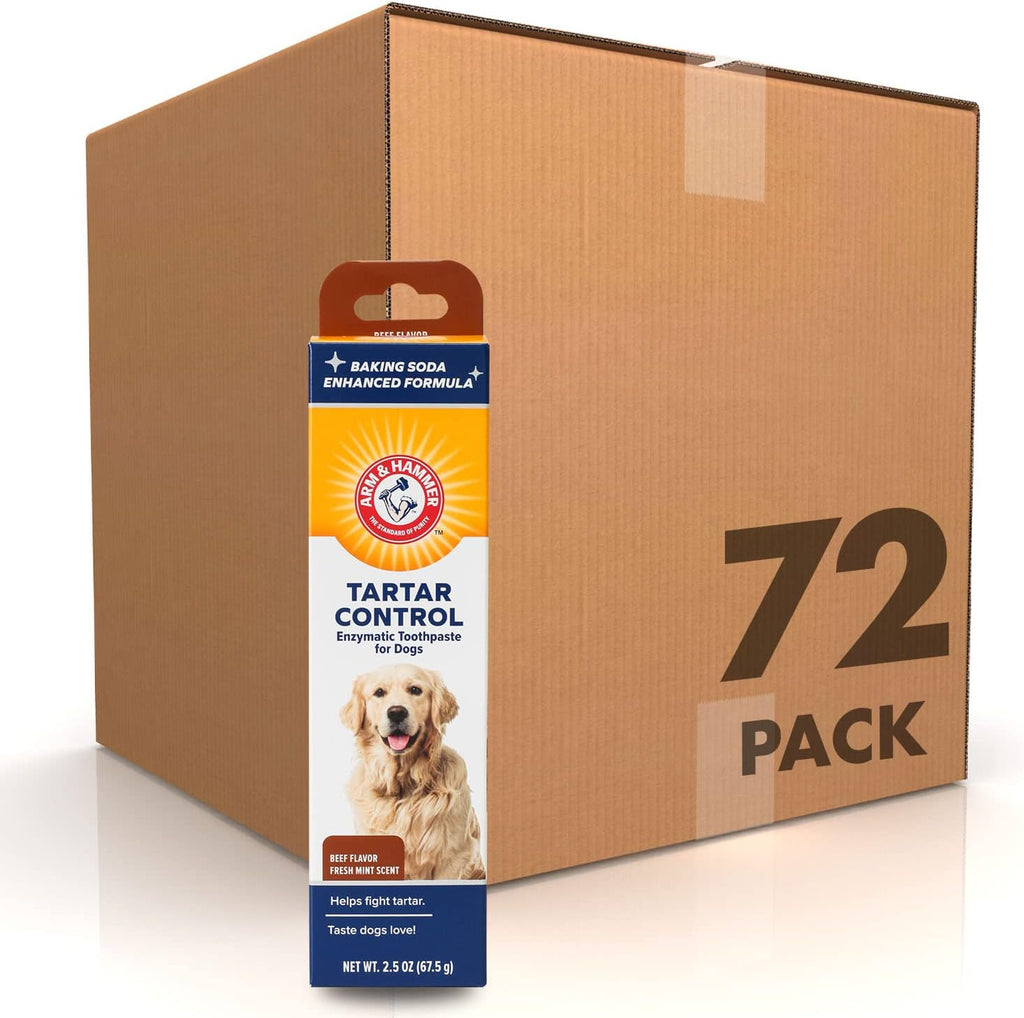 Arm & Hammer for Pets Tartar Control Enzymatic Dog Toothpaste, Reduces Plaque & Tartar Buildup, Infused with Baking Soda, Safe for All Dogs and Puppies, Beef Flavor, 2.5 Oz - Image 10
