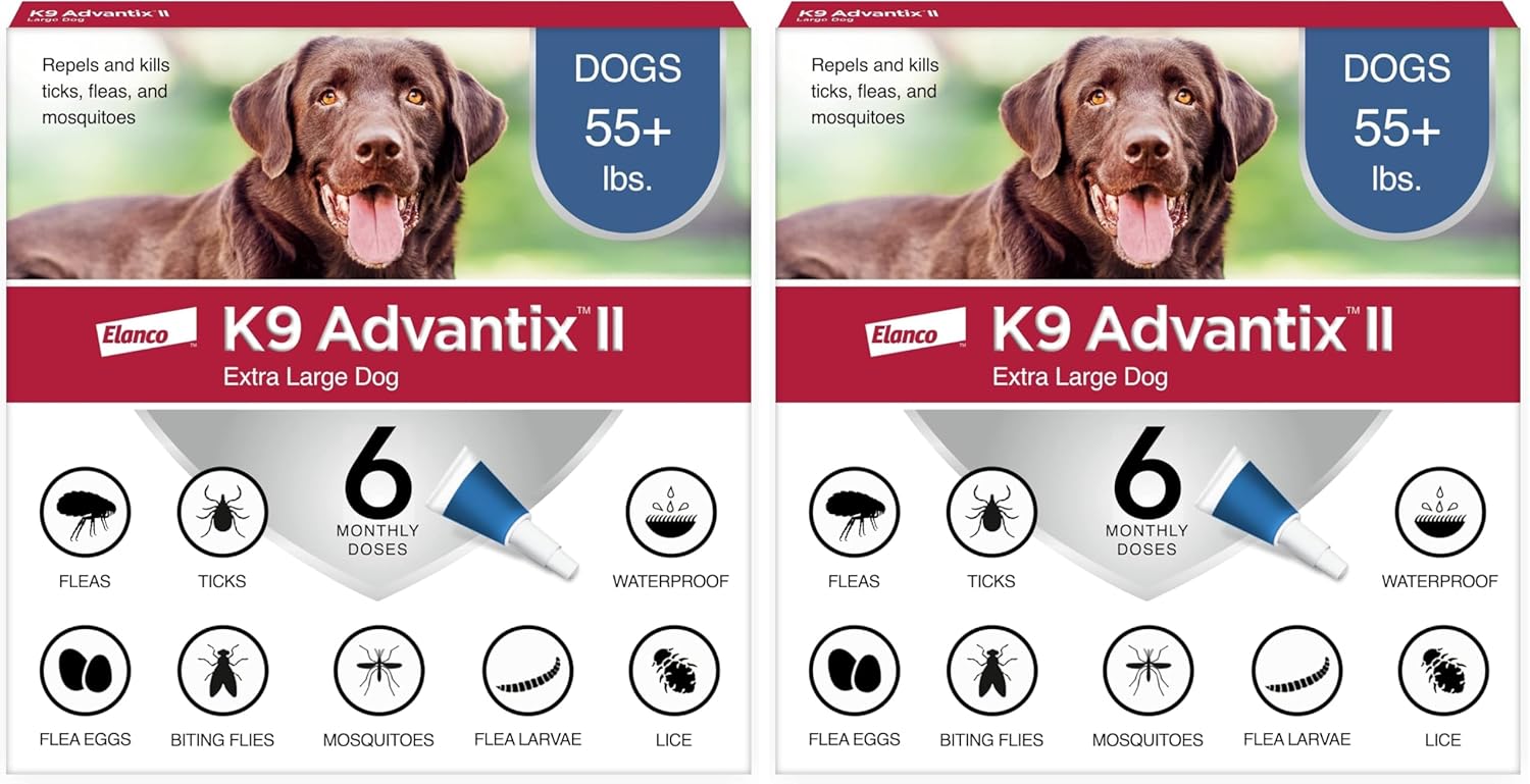 K9 Advantix II XL Dog Vet-Recommended Flea, Tick & Mosquito Treatment & Prevention | Dogs Over 55 lbs. | 6-Mo Supply - Image 11