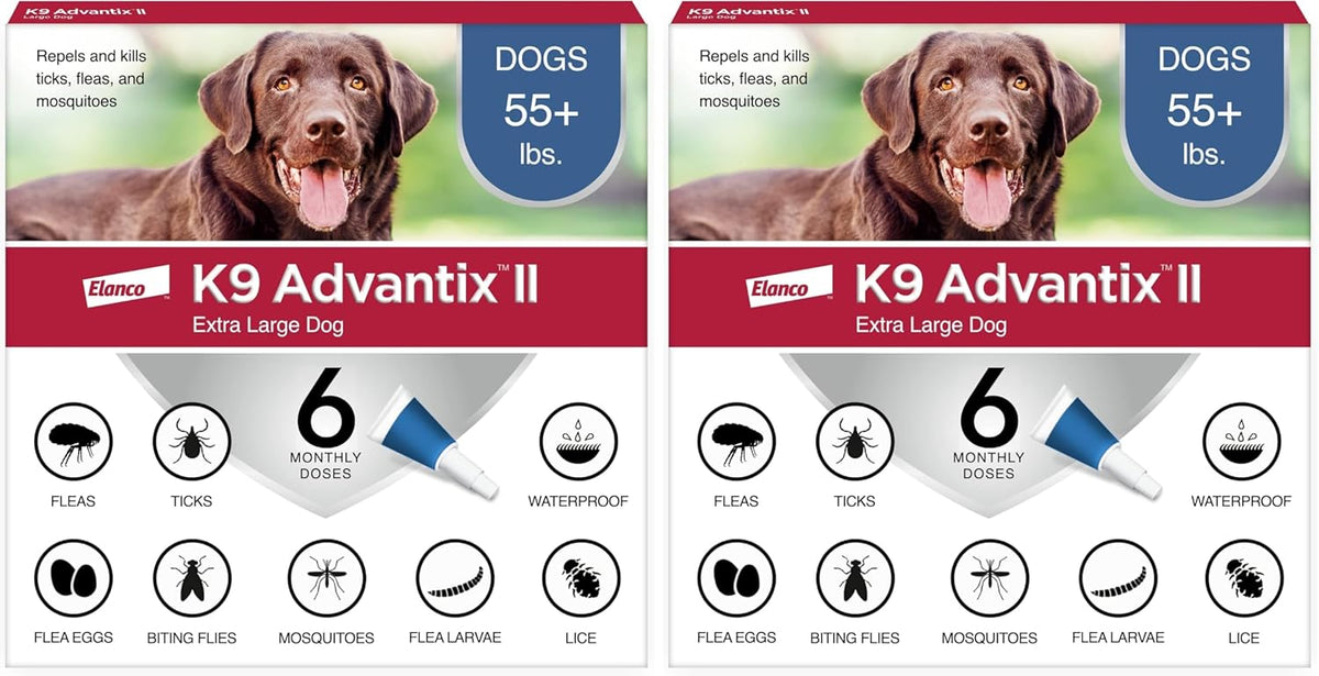 K9 Advantix II XL Dog Vet-Recommended Flea, Tick & Mosquito Treatment & Prevention | Dogs Over 55 lbs. | 6-Mo Supply - Image 11