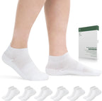 Bulinlulu Diabetic Socks 6 pairs front view non binding ankle socks