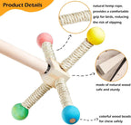 Side angle of 360 degree rotating bird exercise wheel for parakeets.